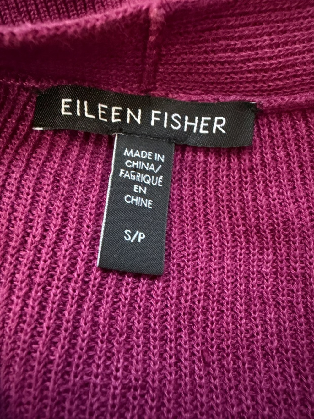Eileen Fisher Womens Organic Linen Cotton V-Neck Cardigan S Quiet Luxury READ - Picture 3 of 8